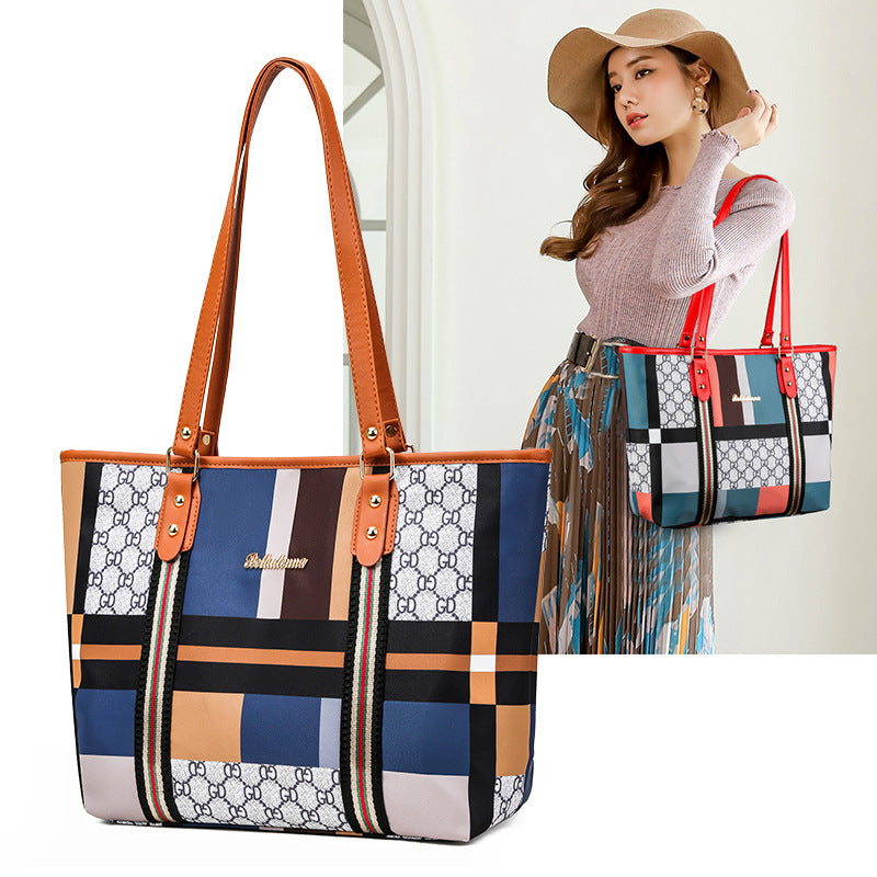 Manufacturer women's fashion shoulder bag large capacity tote bag anti-drop mommy bag new export model