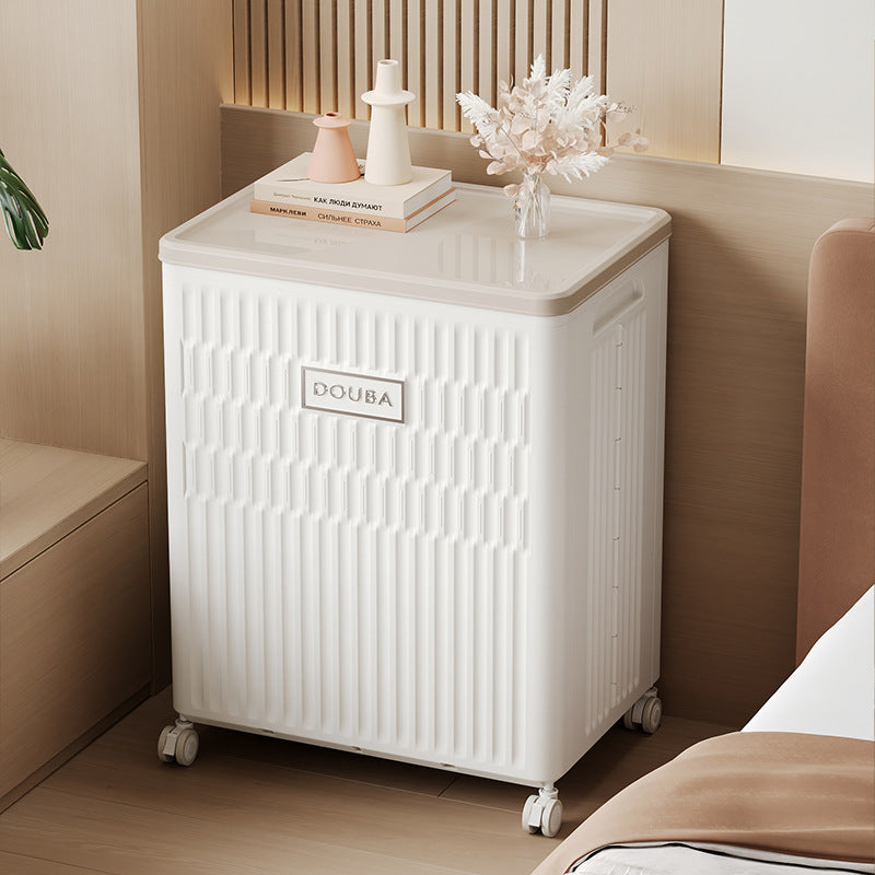 Folding storage box, dustproof large-capacity household clothing, toys, sundries, quilt storage, organizing box, flip-top bedroom