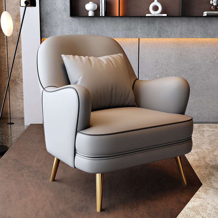 Single sofa for home living room small apartment casual chair sales department business negotiation hotel reception sofa chair