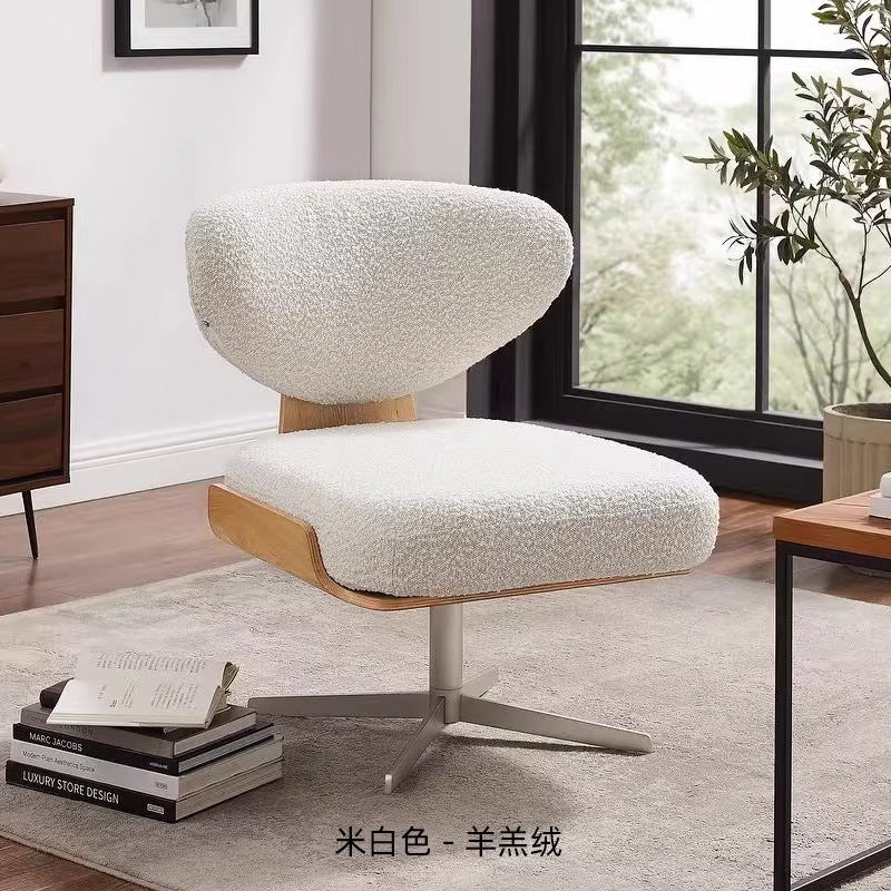 Modern minimalist sofa chair living room leisure chair conference casual single chair sofa simple fabric single chair office chair