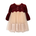 Girls' dress - new autumn  collection: stylish hepburn-inspired birthday dress for baby girls