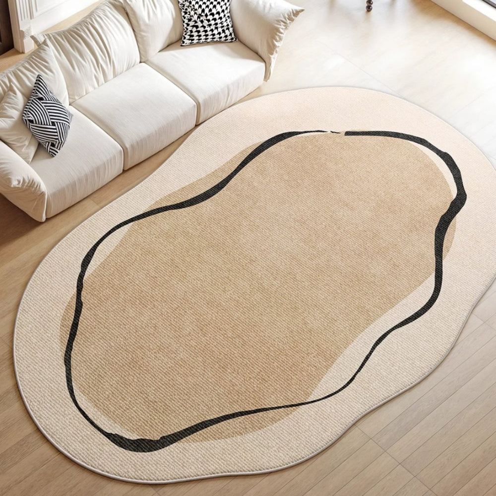 Distributed carpet living room no-wash and wipeable new arrival medieval style frenchretro special-shaped irregular stain-resistant bedroom floor mat