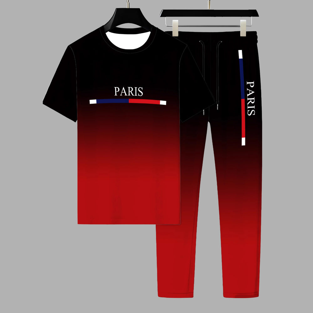 Men's casual activewear set - hot seller in us & european cross-border e-commerce
