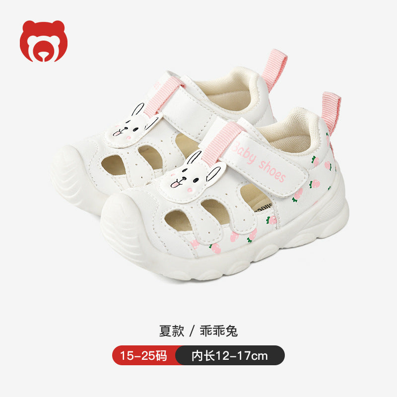 Toddler shoes for boys, summer sandals, infant soft-soled functional cartoon shoes, baby shoes for ages 1-3, children's shoes