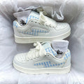 2026 spring/autumn new casual bread shoes women's chunky sole versatile sneakers, trendy ins style breathable white shoes