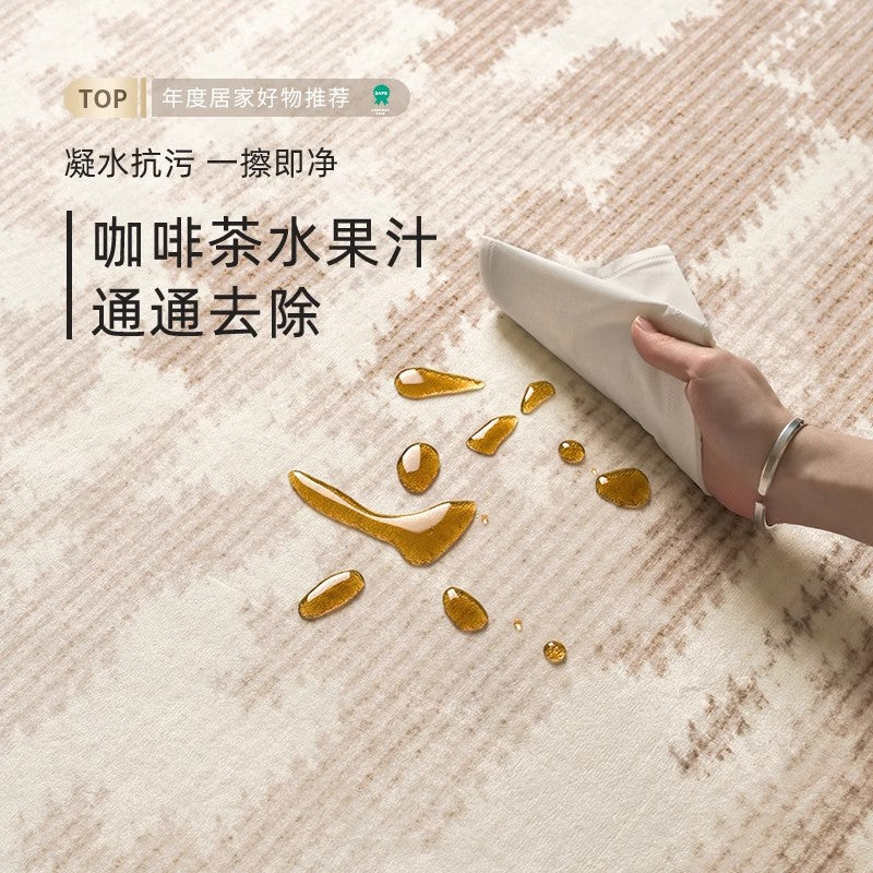 Distributed carpet living room bedroom  new style accessible luxury high-end modern simple bedside no-wash, wipeable and no maintenance