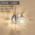 Nordic wall lamp bedroom bedside lamp postmodern crystal creative aisle lamp corridor staircase living room background wall lamp
