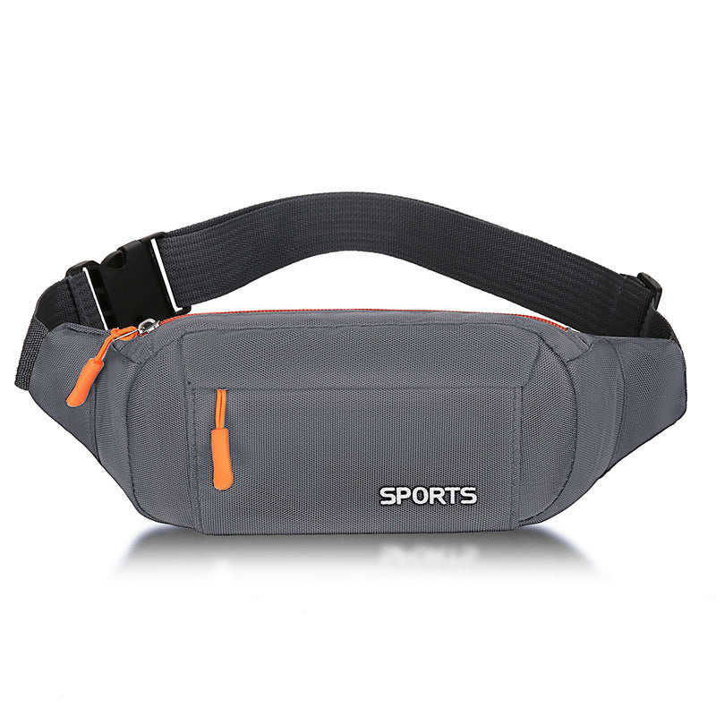 Source factory fanny pack, the same business for men and women, cashier fanny pack, outdoor fitness running, mobile phone messenger bag printed logo