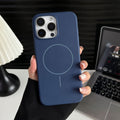 Matte tpu magnetic compatible iphone 17 pro max phone case, solid color 16 with velvet interior, apple 15 official style case