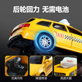 Large alloy taxi kids toy - realistic taxi car model with opening doors - ride-hailing vehicle toy for boys