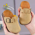 Kids' birkenstock-style sandals: korean fashion, thick-soled, open-toe, retro-style slippers for boys and girls