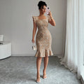 new european and american cross-border e-commerce women's elegant dress