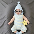 Summer lightweight breathable cute romper baby sleeveless unisex bodysuit cartoon onesie summer outfit