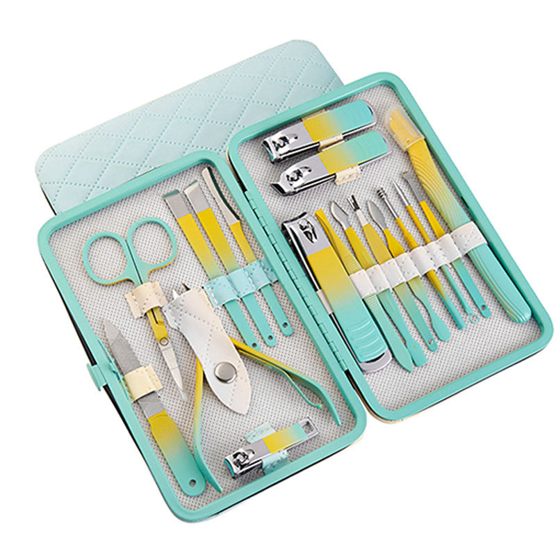 Premium stainless steel nail clipper set wholesale - complete manicure and grooming kit
