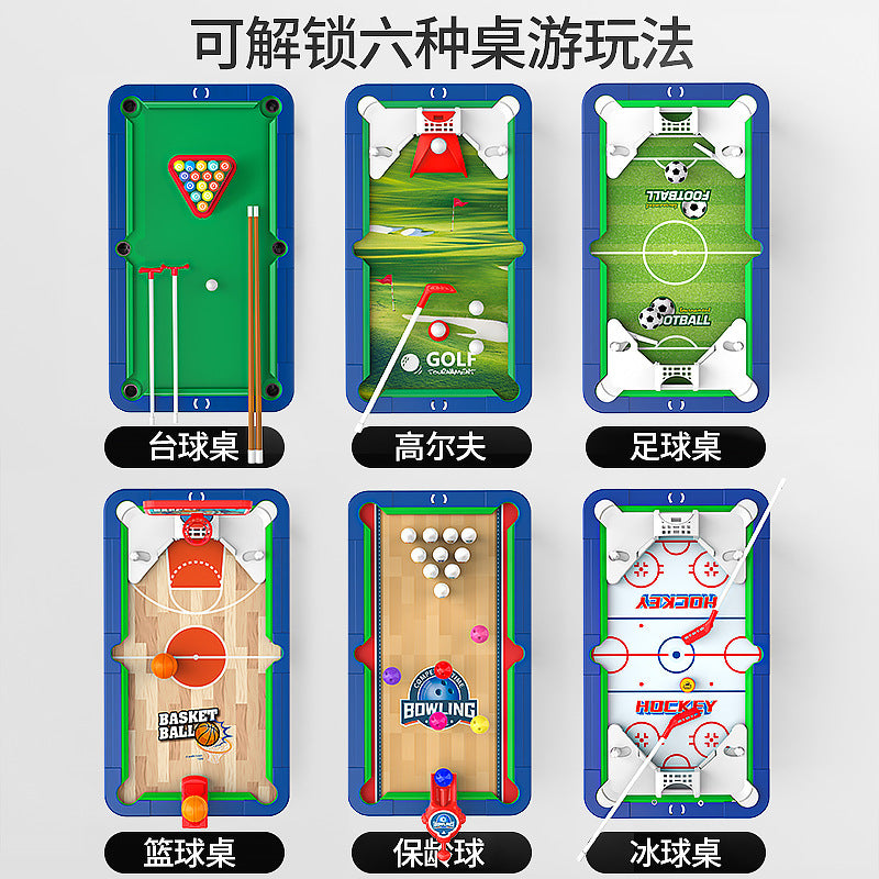 Kids' tabletop toy - miniature indoor table tennis set for boys - educational & fun