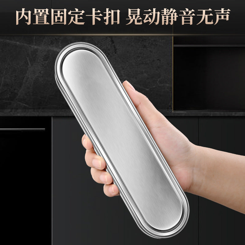 316L stainless steel portable tableware set, outdoor spoon and chopstick set, special tableware box for office workers and students