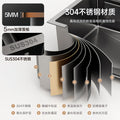 Kitchen sink single slot 304 stainless steel sink xiao mi grain 4mm thickened vegetable basin all-in-one sink wash basin