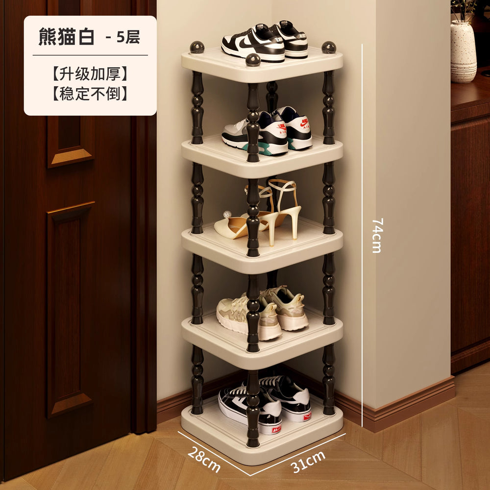 Shoe rack for home door multi-layer shoe cabinet simple storage rack rental room dormitory entrance door shoe storage handy gadget