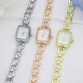 Mermaid bracelet watch - women's fashionable, trendy, niche design, minimalist & exquisite, ladies' chanel-inspired, mature style, inlaid