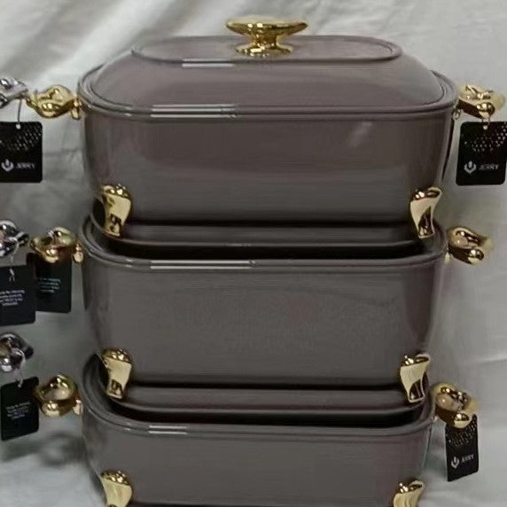 Food warmer export cross-border insulated lunch box hot selling in africa 3pcs insulated tableware 3l-4l-5l