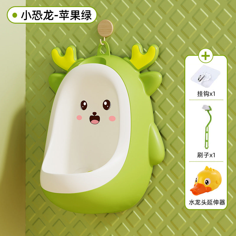 Boys' standing urinal - wall-mounted pee bottle - baby & toddler urinal - kids' cartoon urinal