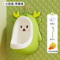 Little dinosaur - green + hook + cleaning brush + adorable duck faucet extender