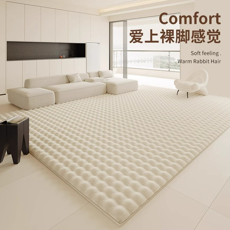 Rabbit velvet warm carpet living room winter bedroom bedside blanket thick new arrival coffee table bay window blanket room floor mat