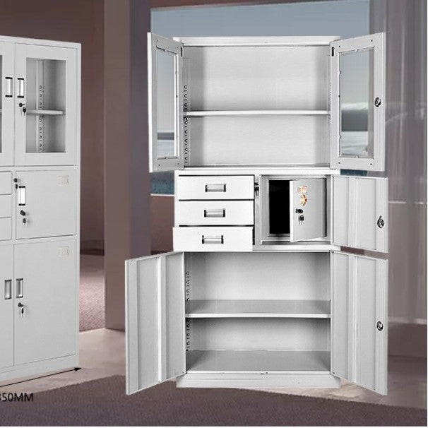 Iron office file cabinet, voucher cabinet, data cabinet, file cabinet with lock, steel storage cabinet, low cabinet, storage cabinet