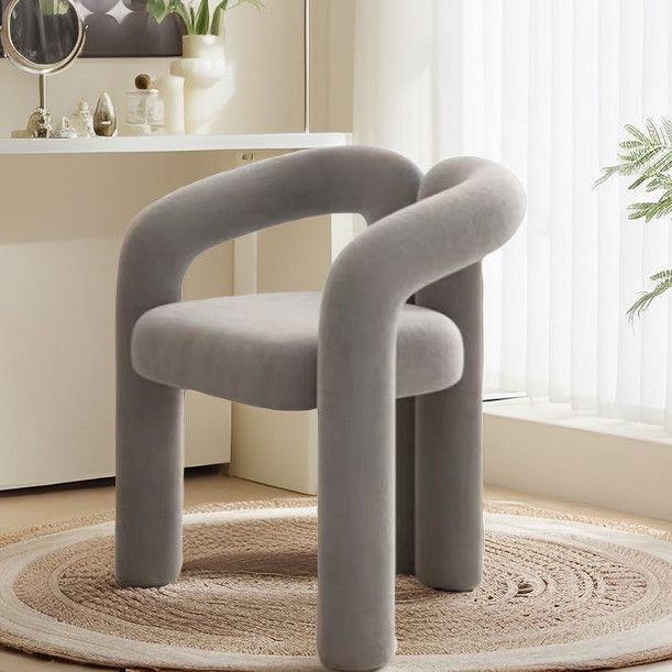 Cosmetic cream internet celebrity dressing designer casual bedroom home chair modern light luxury manicure backrest dressing chair