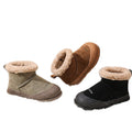 Kids' & baby's snow boots: new  winter collection - girls' thickened fleece-lined cotton boots, boys' warm first walker cotton shoes
