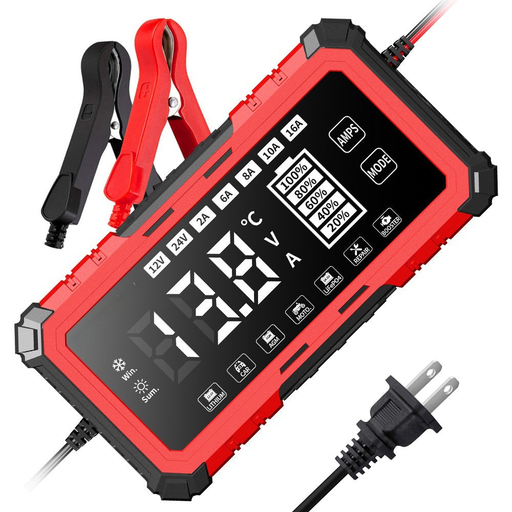 12v/24v 16a lithium iron phosphate (lifepo4) & lead-acid battery charger, 12v battery charger