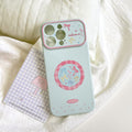 Suitable for iphone17pro mobile phone case ins fresh plaid round bow contrasting color iphone18 protective cover
