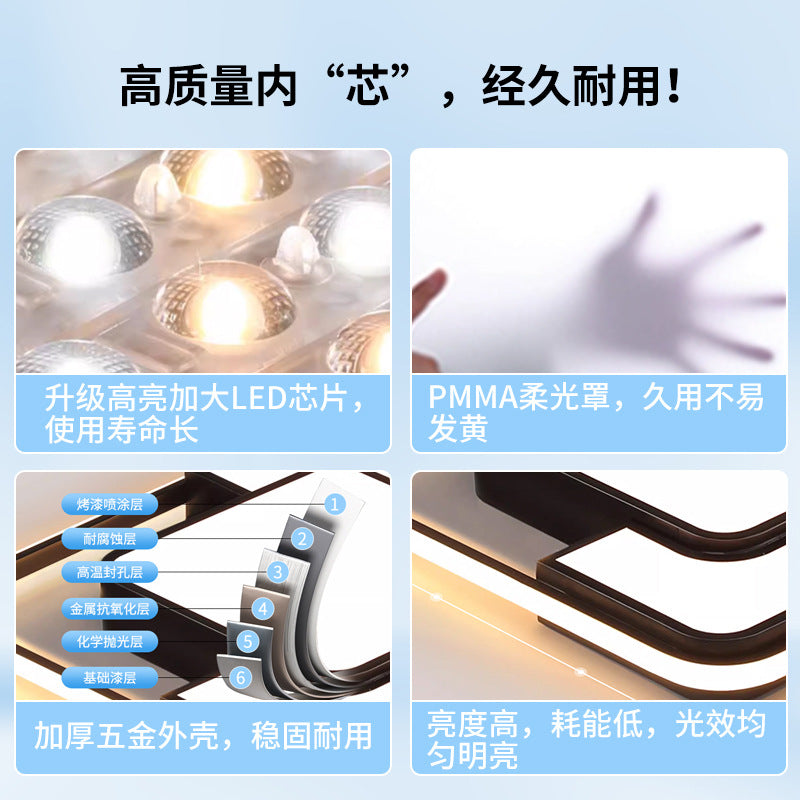 2025 new ceiling lamp whole house lamps Zhongshan home improvement lighting led round ultra-thin living room hall main lamp