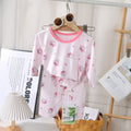 Kids' class a summer loungewear: boys' long-sleeve air conditioning pajamas, girls' modal sleepwear, cute baby clothes