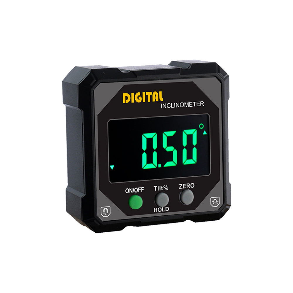 HUOTO Digital Display Inclination Box, Protractor Digital Display Inclination Meter Inclination Box, Angle Meter, Slope Meter, Level Meter