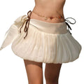 fashionsummernew arrival women's clothing high waistslimming look a-line skirtfashionsweet puffy skirt