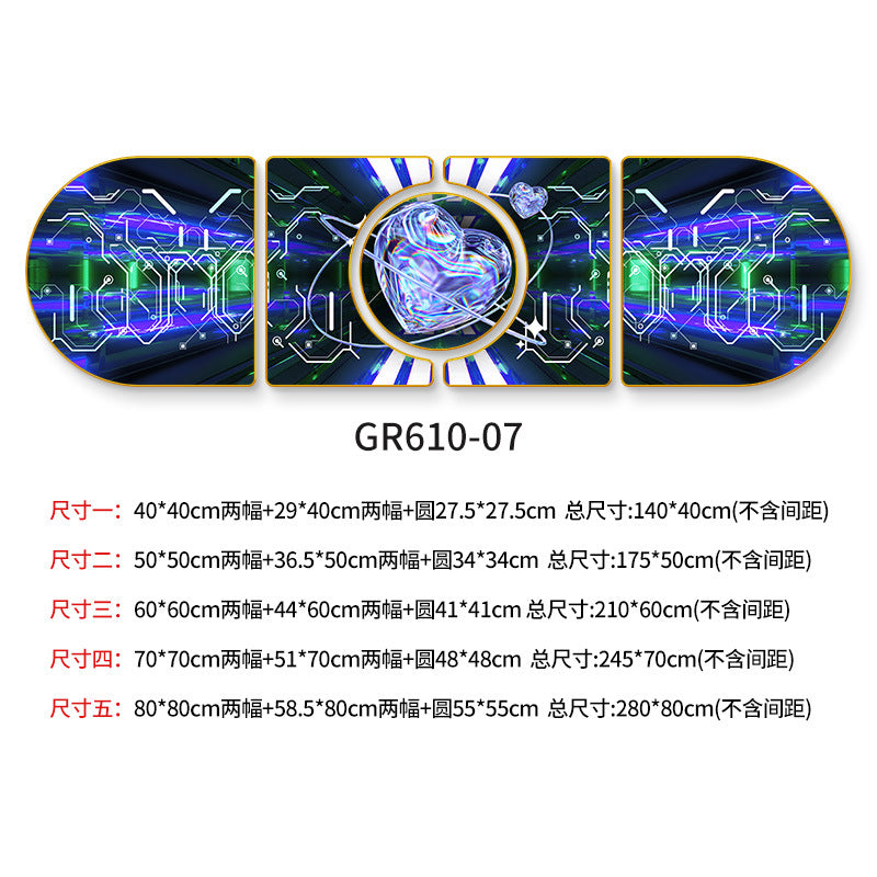 KTV box background wall creative painting bar clear bar atmosphere layout decorative painting nightclub image wall mural