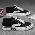 Men's 2026 spring new arrivals: korean style breathable casual canvas sneakers for students, couples, and everyday wear - trendy and versatile athletic shoes