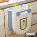 Kitchen trash can hanging for home kitchen waste classification foldable cabinet door wall hanging bathroom toilet storage wastebasket