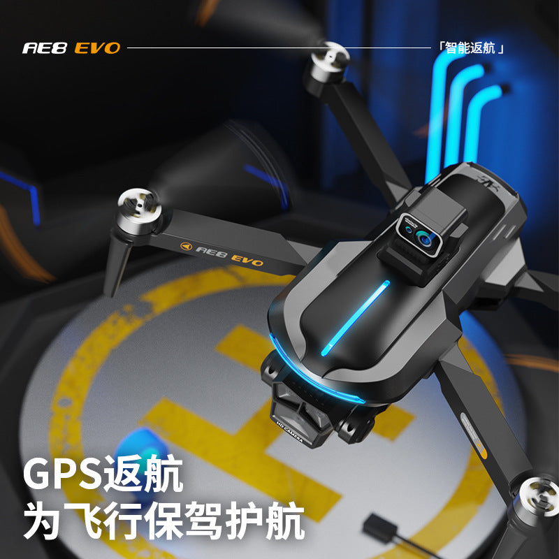 Ae8 evo aerial photography drone - gps auto-return, brushless quadcopter, long-endurance, obstacle avoidance, remote control aircraft
