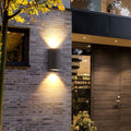 Outdoor waterproof wall light - modern minimalist style for stairs, villas, courtyards, balconies, and entryways - double-headed, up and down lighting