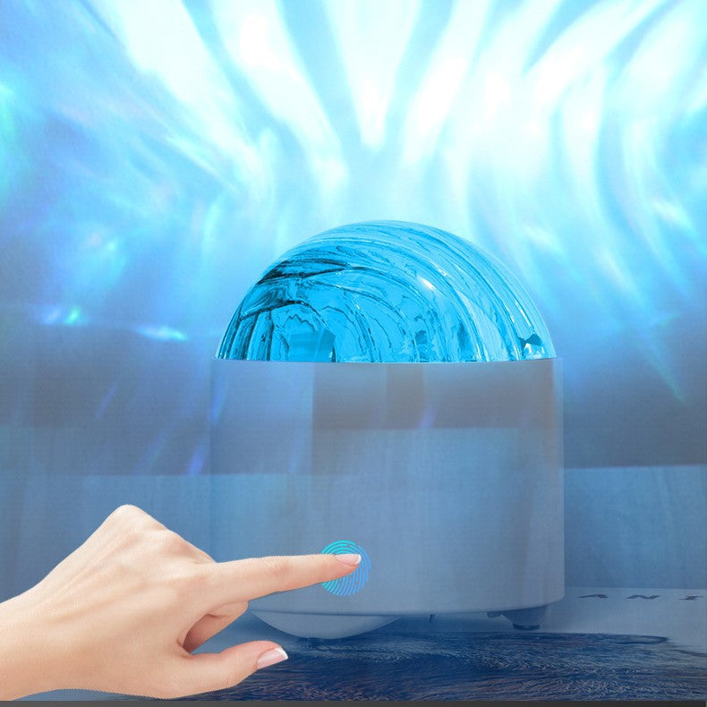 Dynamic dynamic water ripple aurora lamp magic ball ambient light led camping style lamp ambient lighting