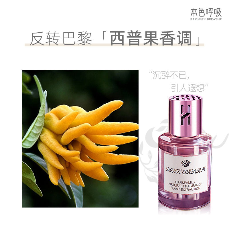 Luxury car air freshener for women - premium car scent diffuser, glass ornament, long-lasting fragrance, factory customized perfume