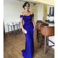 New women's off-the-shoulder mermaid bodycon prom gown sexy maxi dress -  &  wholesale