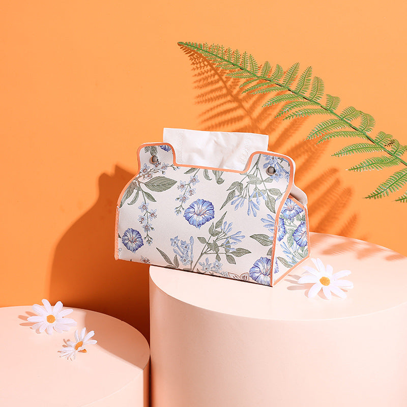 European retro style tissue box household dining table restaurant napkin paper box storage box paper box creative high-end car