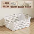 Plastic storage baskets desktop organizer household storage box snack toy storage basket multiple set