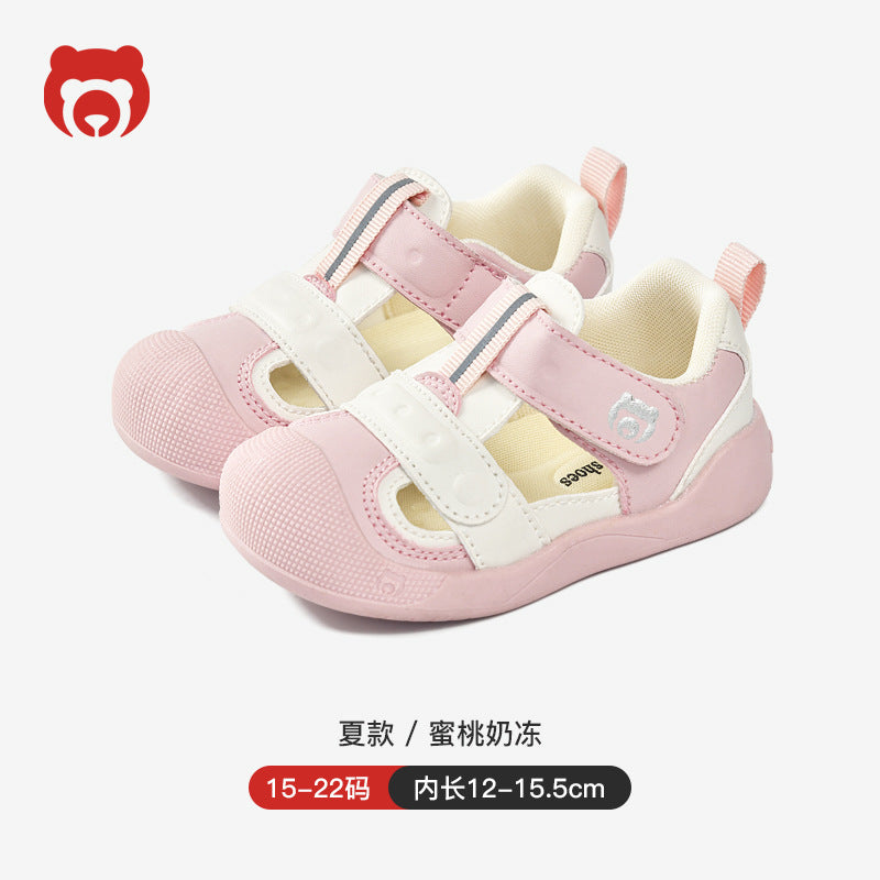 Toddler shoes for boys, summer sandals, infant soft-soled functional cartoon shoes, baby shoes for ages 1-3, children's shoes