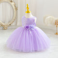 New arrival children's skirt kids dress sequin flower princess dress baby girl first birthday dress girl dress