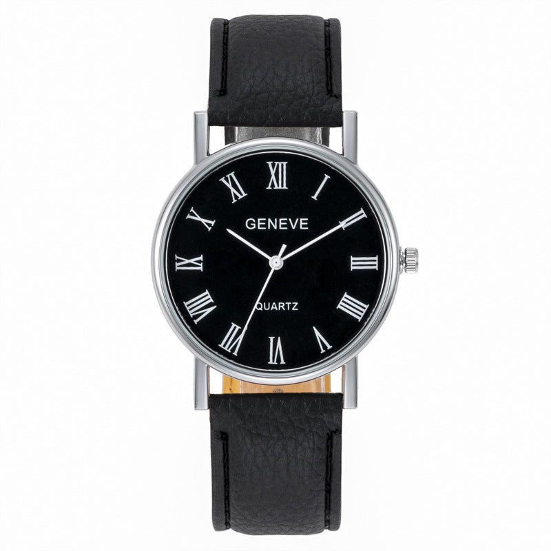 Factory direct roman numeral men's watch - business casual, trendy, and stylish gift watch with dial