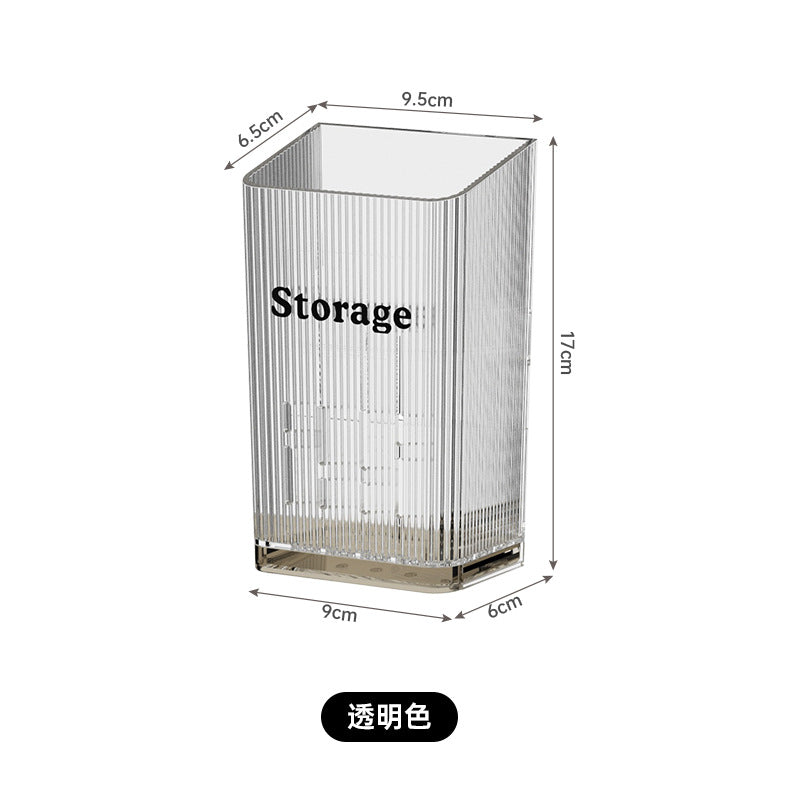 Chopstick cage wall-mounted non-punching light luxury spoon storage box chopstick rack high value drainable kitchen chopsticks